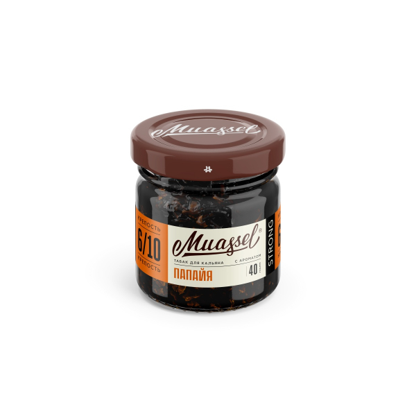 Табак Muassel Extra Strong Папайя 40 грамм в Хабаровске