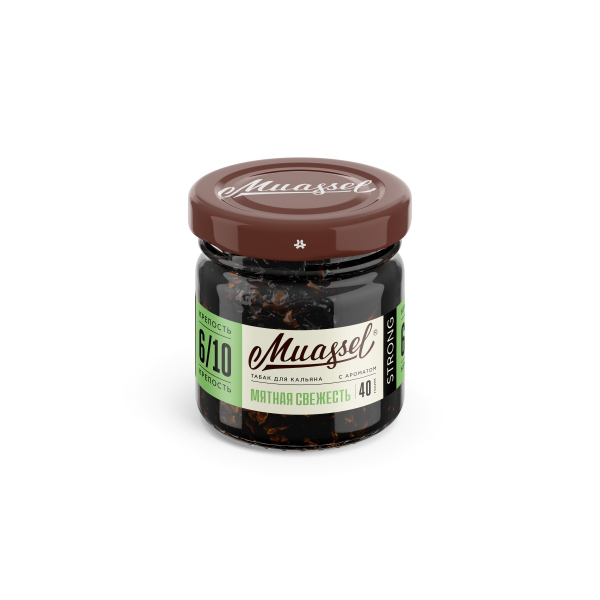 Табак Muassel Extra Strong Мятная Свежесть 40 грамм в Хабаровске