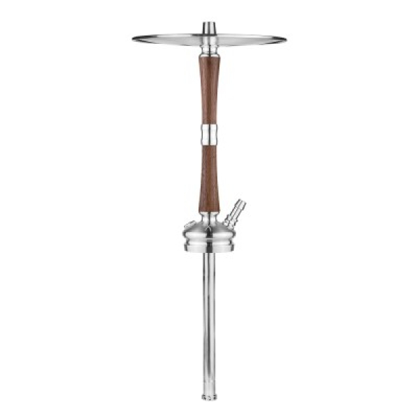 Кальян Hoob Go Pro Wood American Walnut Stainless Steel в Хабаровске