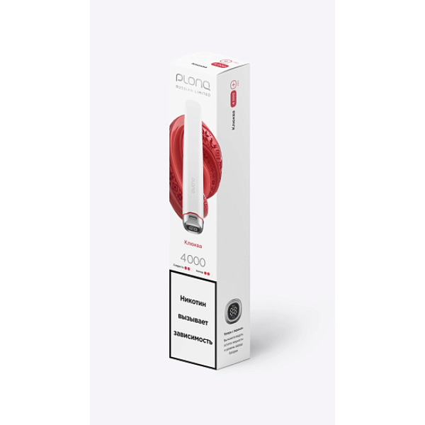 Электронная сигарета Plonq Plus Pro Клюква 4000 затяжек в Хабаровске