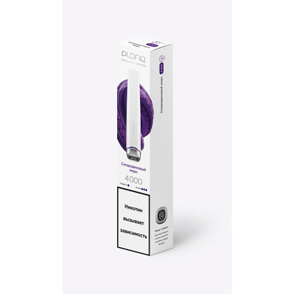 Электронная сигарета Plonq Plus Pro  Смородиновый Морс 4000 затяжек в Хабаровске