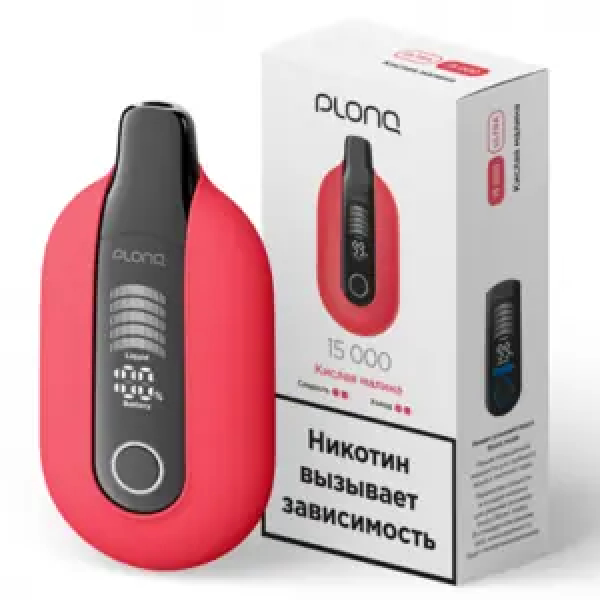 Электронная сигарета Plonq Ultra Клюквенная Газировка  12000 затяжек в Хабаровске