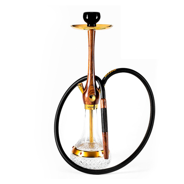 Кальян Wookah Walnut Gold Amber Click (золотой, 64 см) в Хабаровске